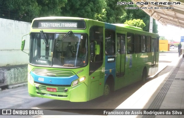 Taguatur - Taguatinga Transporte e Turismo 03468 na cidade de Teresina, Piauí, Brasil, por Francisco de Assis Rodrigues da Silva. Número da foto: #7226702.