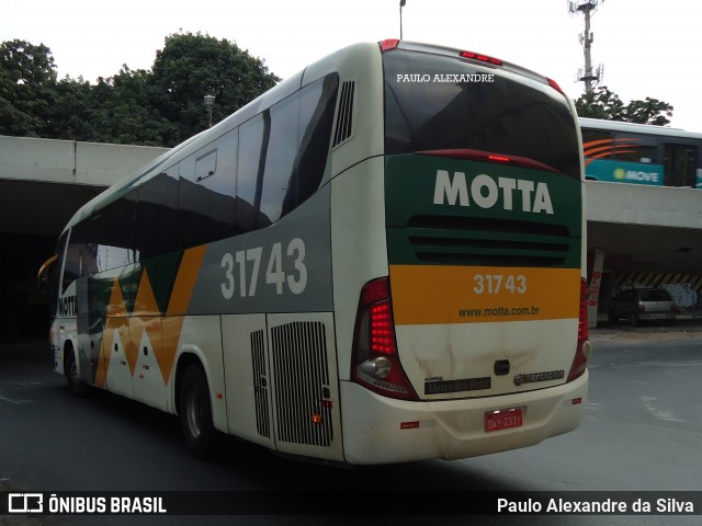 Viação Motta 31743 na cidade de Belo Horizonte, Minas Gerais, Brasil, por Paulo Alexandre da Silva. ID da foto: 7228160.