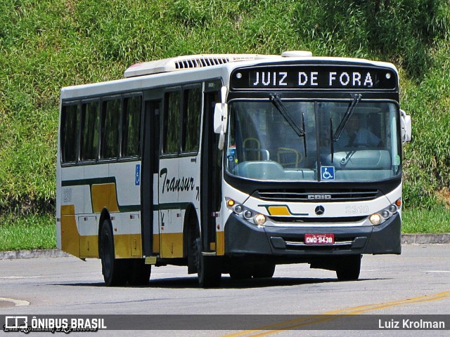 Transur - Transporte Rodoviário Mansur 2310 na cidade de Juiz de Fora, Minas Gerais, Brasil, por Luiz Krolman. Número da foto: #7226029.