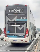 Empresa de Ônibus Nossa Senhora da Penha 59001 na cidade de São Paulo, São Paulo, Brasil, por Douglas Eduardo Fiore. Número da foto: #:id.