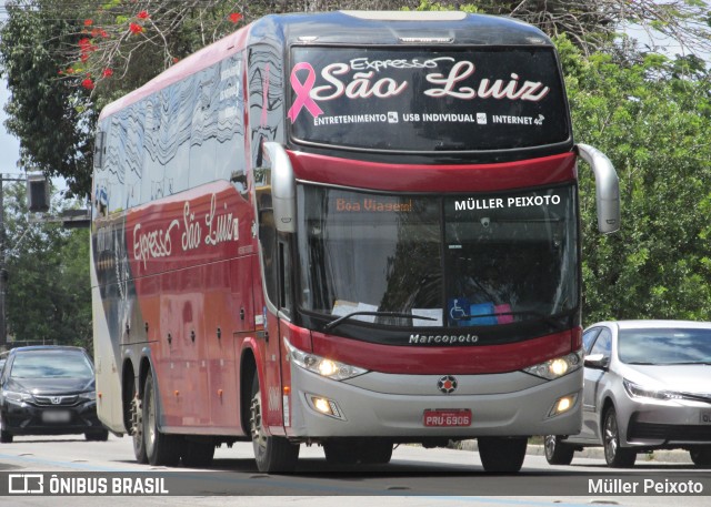 Expresso São Luiz 8060 na cidade de Maceió, Alagoas, Brasil, por Müller Peixoto. ID da foto: 7231654.