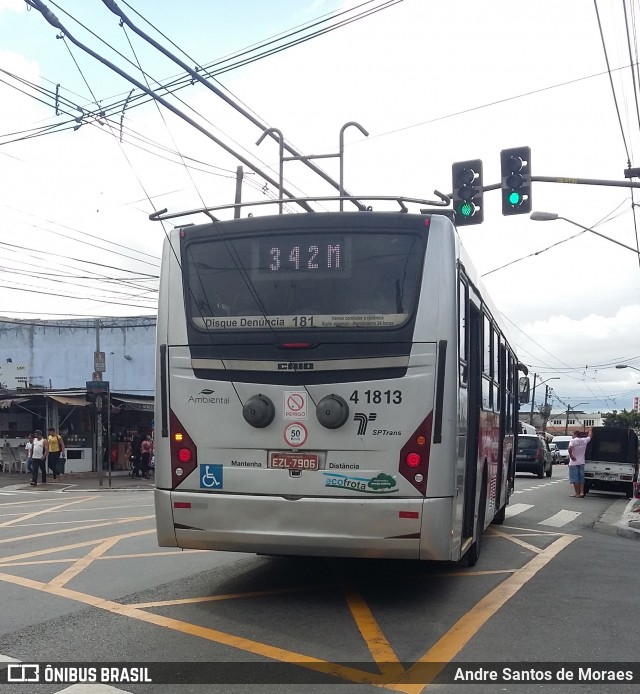 Himalaia Transportes > Ambiental Transportes Urbanos 4 1813 na cidade de São Paulo, São Paulo, Brasil, por Andre Santos de Moraes. Número da foto: #7230590.