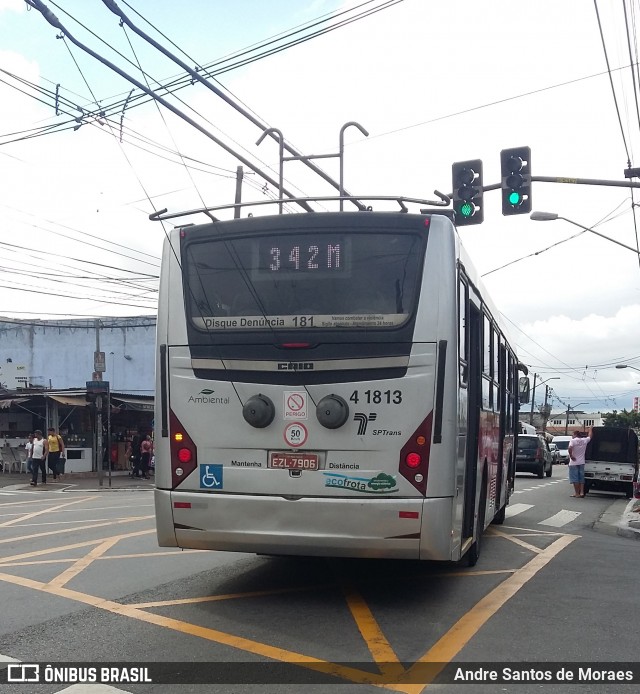 Himalaia Transportes > Ambiental Transportes Urbanos 4 1813 na cidade de São Paulo, São Paulo, Brasil, por Andre Santos de Moraes. ID da foto: 7230590.