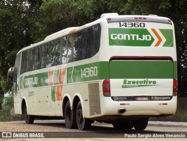 Empresa Gontijo de Transportes 14360 na cidade de Cuiabá, Mato Grosso, Brasil, por Paulo Sergio Alves Venancio. ID da foto: 7230276.