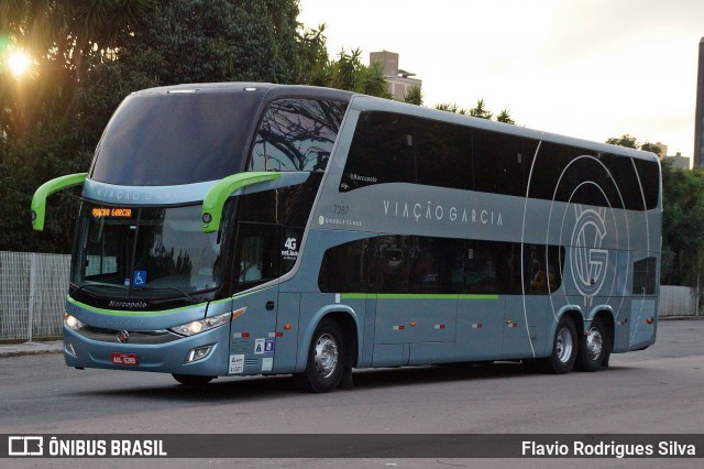 Viação Garcia 7287 na cidade de Curitiba, Paraná, Brasil, por Flavio Rodrigues Silva. Número da foto: #7229196.