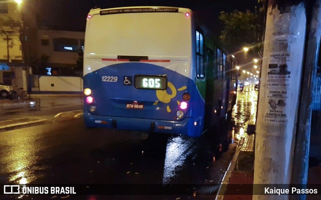 Viação Praia Sol 12229 na cidade de Vila Velha, Espírito Santo, Brasil, por Kaique Passos. Número da foto: #7229386.
