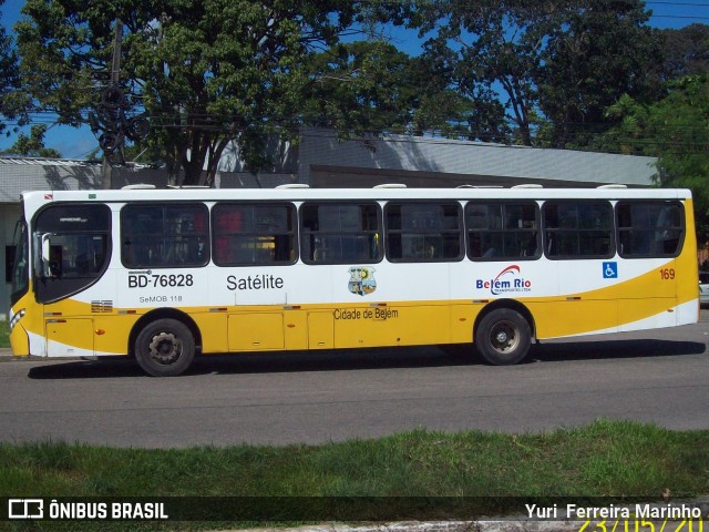 Belém Rio Transportes BD-76828 na cidade de Belém, Pará, Brasil, por Yuri Ferreira Marinho. ID da foto: 7229065.