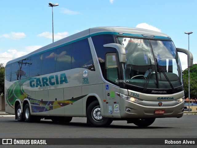 Viação Garcia 7826 na cidade de Paranavaí, Paraná, Brasil, por Robson Alves. Número da foto: #7230168.