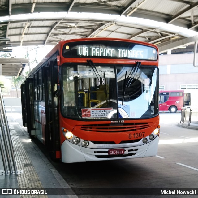 TRANSPPASS - Transporte de Passageiros 8 1307 na cidade de São Paulo, São Paulo, Brasil, por Michel Nowacki. Número da foto: #7231623.
