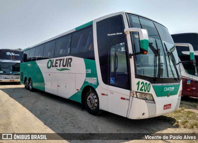 Oletur Transportadora Turística 1200 na cidade de Aparecida, São Paulo, Brasil, por Vicente de Paulo Alves. ID da foto: 7229107.