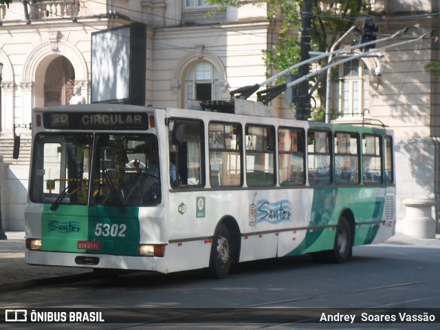 Viação Piracicabana Santos 5302 na cidade de Santos, São Paulo, Brasil, por Andrey  Soares Vassão. ID da foto: 7229555.