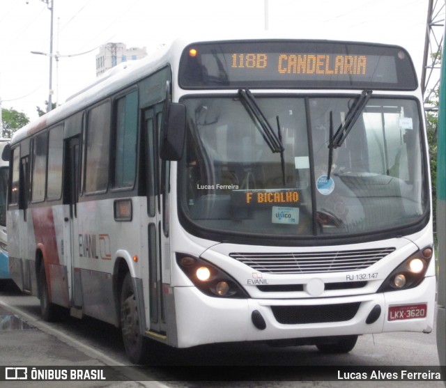 Evanil Transportes e Turismo RJ 132.147 na cidade de Nova Iguaçu, Rio de Janeiro, Brasil, por Lucas Alves Ferreira. Número da foto: #7230925.