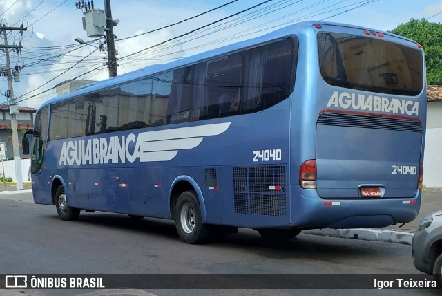 Viação Águia Branca 24040 na cidade de Ilhéus, Bahia, Brasil, por Igor Teixeira. ID da foto: 7229453.