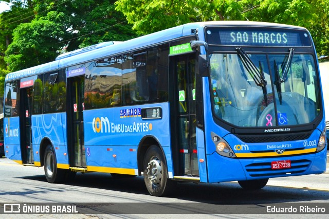 JTP Transportes 01.003 na cidade de Embu das Artes, São Paulo, Brasil, por Eduardo Ribeiro. Número da foto: #7229677.