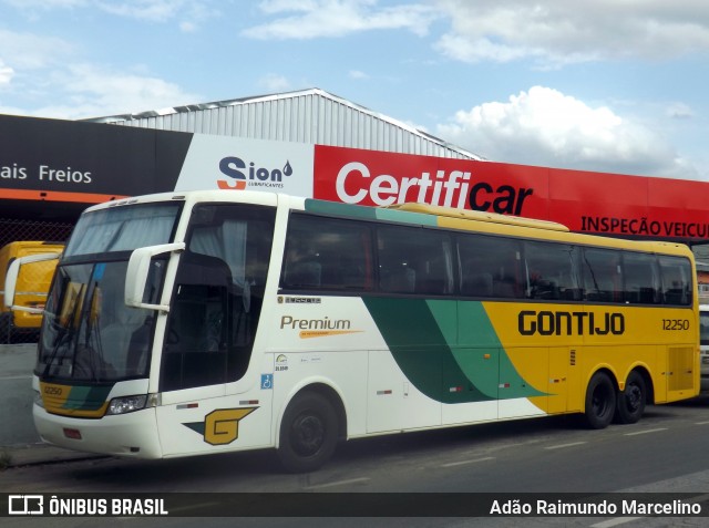 Empresa Gontijo de Transportes 12250 na cidade de Belo Horizonte, Minas Gerais, Brasil, por Adão Raimundo Marcelino. ID da foto: 7231059.