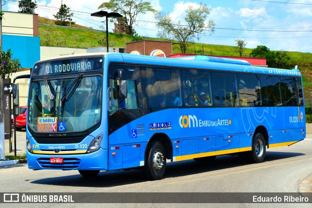 JTP Transportes 01.020 na cidade de Embu das Artes, São Paulo, Brasil, por Eduardo Ribeiro. ID da foto: 7232472.