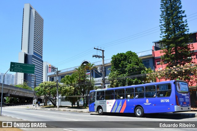 Auto Viação Urubupungá 20.726 na cidade de Osasco, São Paulo, Brasil, por Eduardo Ribeiro. ID da foto: 7232483.