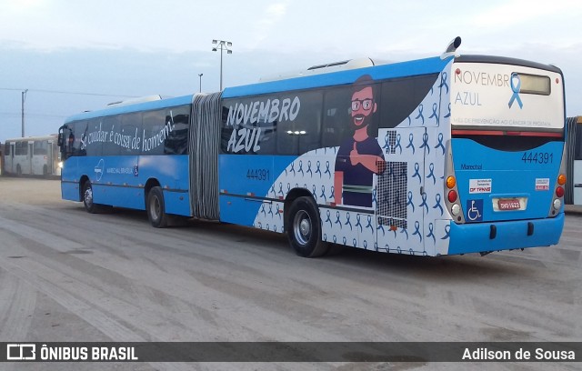 Auto Viação Marechal Brasília 444391 na cidade de Taguatinga, Distrito Federal, Brasil, por Adilson de Sousa. ID da foto: 7234011.