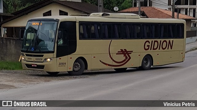 Gidion Transporte e Turismo 20904 na cidade de Joinville, Santa Catarina, Brasil, por Vinicius Petris. Número da foto: #7234069.