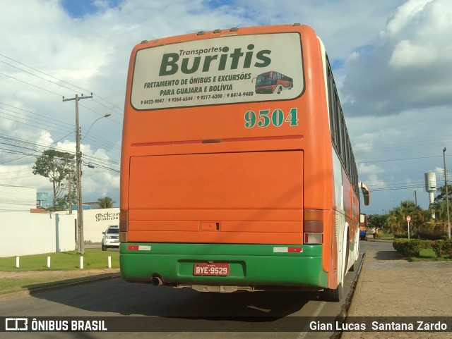 Buritis Transportes 9504 na cidade de Ji-Paraná, Rondônia, Brasil, por Gian Lucas  Santana Zardo. ID da foto: 7233721.