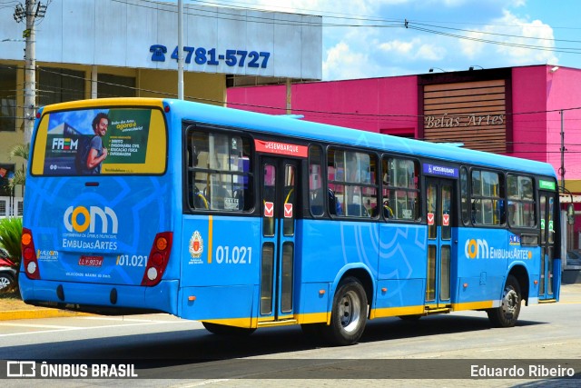 JTP Transportes 01.021 na cidade de Embu das Artes, São Paulo, Brasil, por Eduardo Ribeiro. Número da foto: #7232480.