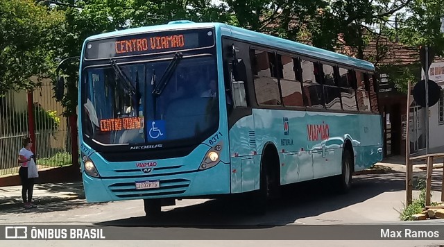 Empresa de Transporte Coletivo Viamão 8371 na cidade de Viamão, Rio Grande do Sul, Brasil, por Max Ramos. ID da foto: 7233706.