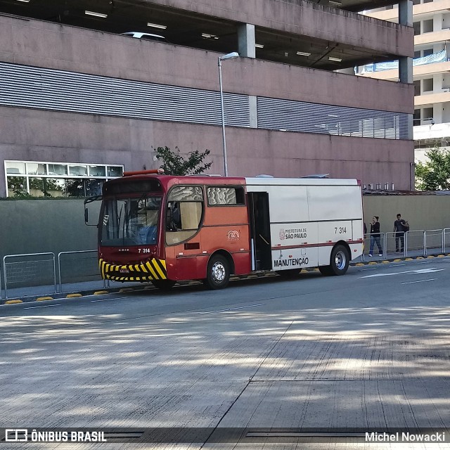 Viação Metrópole Paulista - Zona Sul 7 314 na cidade de São Paulo, São Paulo, Brasil, por Michel Nowacki. Número da foto: #7234801.