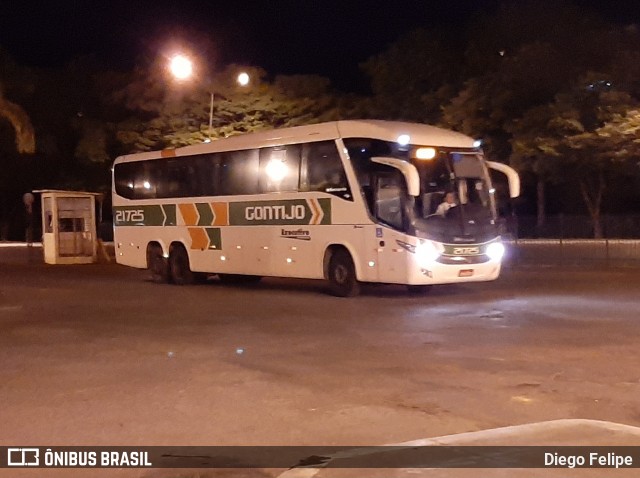 Empresa Gontijo de Transportes 21725 na cidade de Formiga, Minas Gerais, Brasil, por Diego Felipe. ID da foto: 7232191.