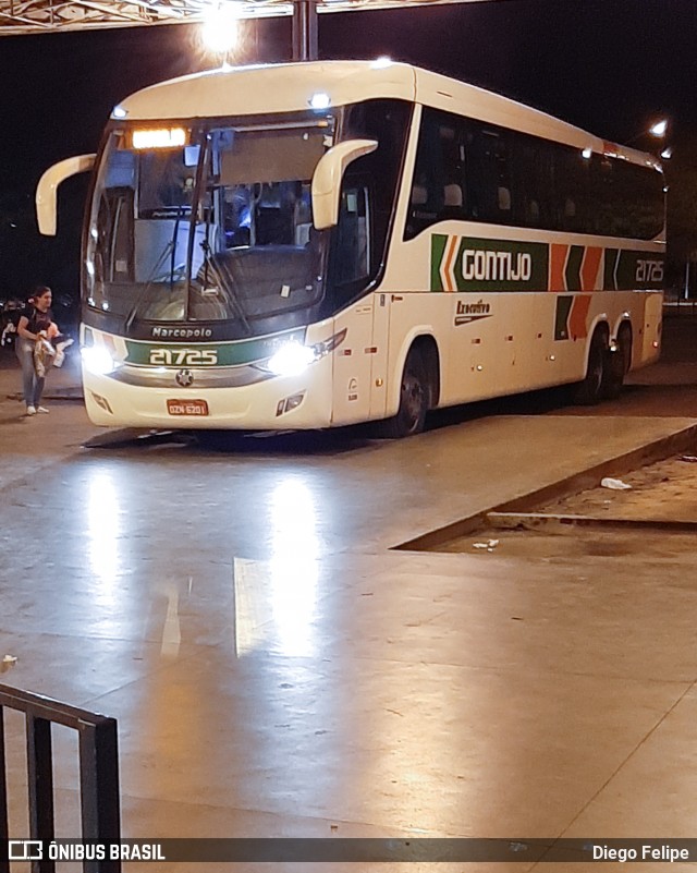 Empresa Gontijo de Transportes 21725 na cidade de Formiga, Minas Gerais, Brasil, por Diego Felipe. Número da foto: #7232210.