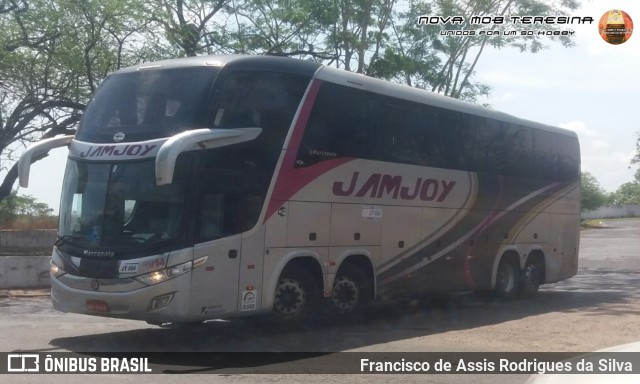 Viação Jam Joy 8914 na cidade de Teresina, Piauí, Brasil, por Francisco de Assis Rodrigues da Silva. ID da foto: 7232518.