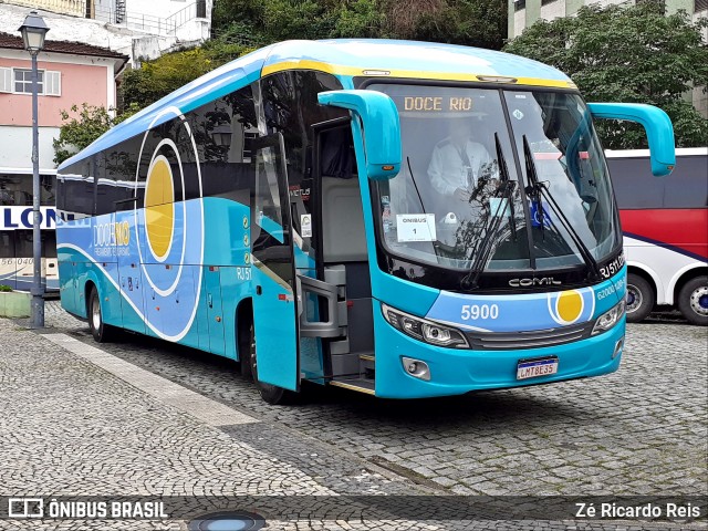 Doce Rio Fretamento e Turismo 5900 na cidade de Petrópolis, Rio de Janeiro, Brasil, por Zé Ricardo Reis. Número da foto: #7234032.