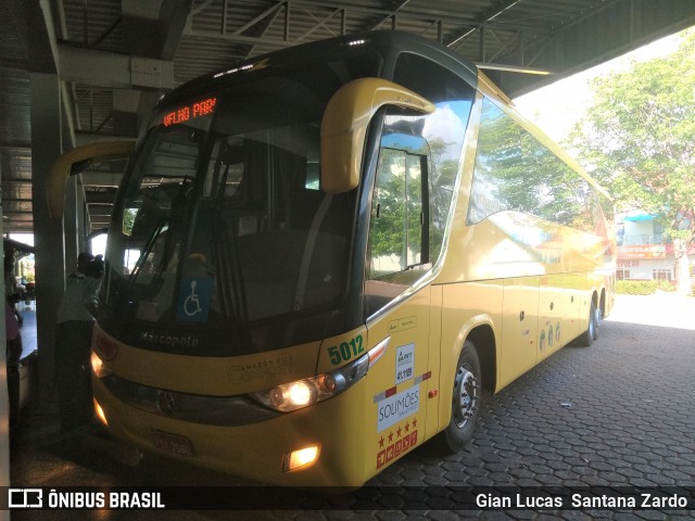 Eucatur - Empresa União Cascavel de Transportes e Turismo 5012 na cidade de Ji-Paraná, Rondônia, Brasil, por Gian Lucas  Santana Zardo. Número da foto: #7233676.