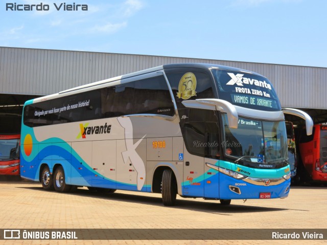 Viação Xavante 19100 na cidade de Taguatinga, Distrito Federal, Brasil, por Ricardo Vieira. Número da foto: #7233517.