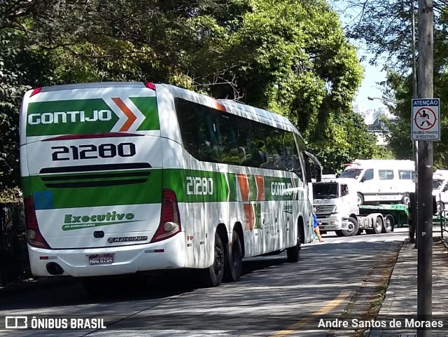 Empresa Gontijo de Transportes 21280 na cidade de São Paulo, São Paulo, Brasil, por Andre Santos de Moraes. Número da foto: #7235805.