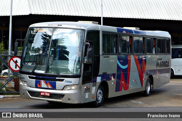 Expresso Maringá 5419 na cidade de Maringá, Paraná, Brasil, por Francisco Ivano. ID da foto: 7238101.