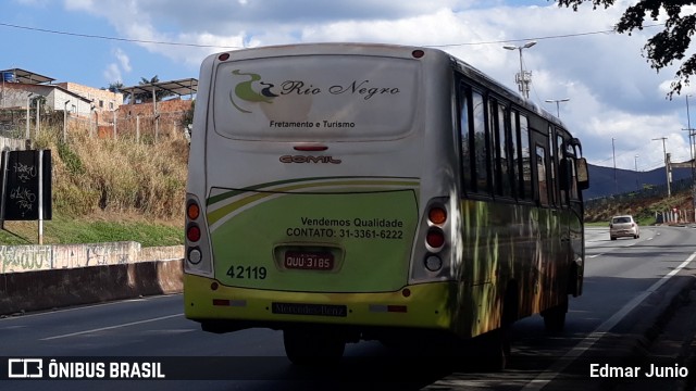 Rio Negro Fretamento e Turismo 42119 na cidade de Belo Horizonte, Minas Gerais, Brasil, por Edmar Junio. Número da foto: #7235346.