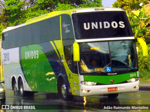 Viagens Unidos 3910 na cidade de Belo Horizonte, Minas Gerais, Brasil, por Adão Raimundo Marcelino. ID da foto: 7237866.