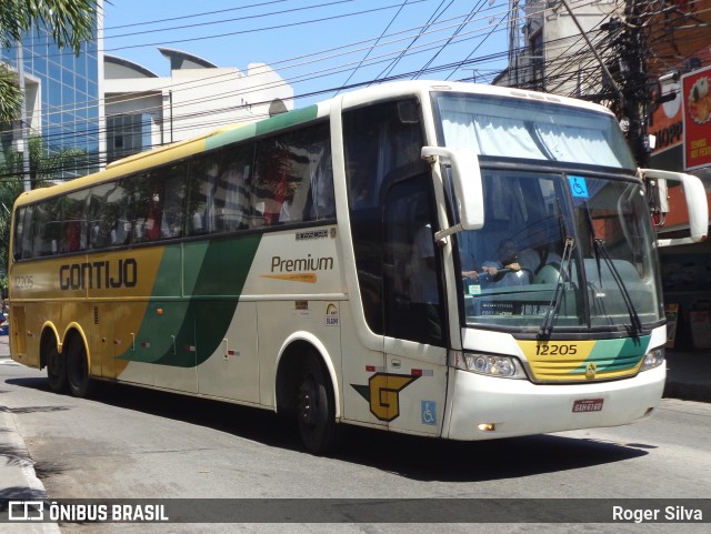 Empresa Gontijo de Transportes 12205 na cidade de Nova Iguaçu, Rio de Janeiro, Brasil, por Roger Silva. ID da foto: 7235821.