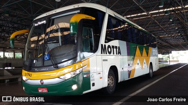 Viação Motta 31743 na cidade de Bauru, São Paulo, Brasil, por Joao Carlos Freire. ID da foto: 7236940.