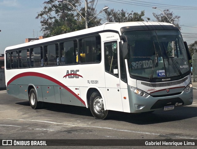 Auto Viação ABC RJ 105.091 na cidade de Niterói, Rio de Janeiro, Brasil, por Gabriel Henrique Lima. ID da foto: 7237581.