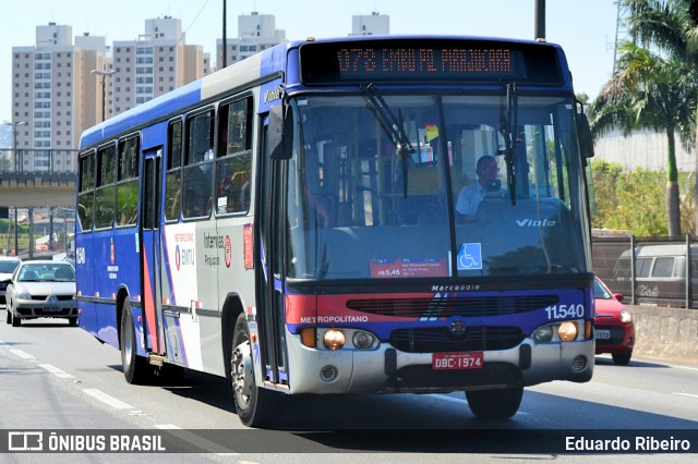Viação Pirajuçara 11.540 na cidade de Taboão da Serra, São Paulo, Brasil, por Eduardo Ribeiro. Número da foto: #7237488.