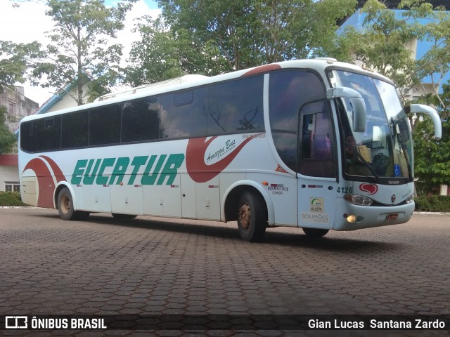 Eucatur - Empresa União Cascavel de Transportes e Turismo 4126 na cidade de Ji-Paraná, Rondônia, Brasil, por Gian Lucas  Santana Zardo. ID da foto: 7237109.