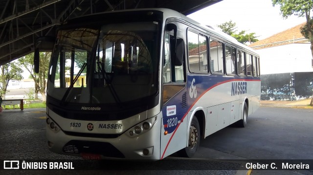 Viação Nasser 1820 na cidade de Aguaí, São Paulo, Brasil, por Cleber C.  Moreira. ID da foto: 7236945.