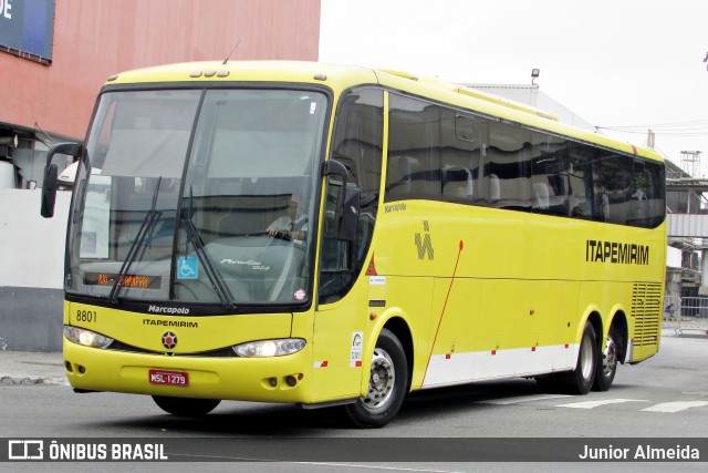 Viação Itapemirim 8801 na cidade de Rio de Janeiro, Rio de Janeiro, Brasil, por Junior Almeida. Número da foto: #7238079.