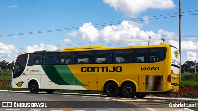 Empresa Gontijo de Transportes 14160 na cidade de Córrego Fundo, Minas Gerais, Brasil, por Gabriel Leal. Número da foto: #7240191.