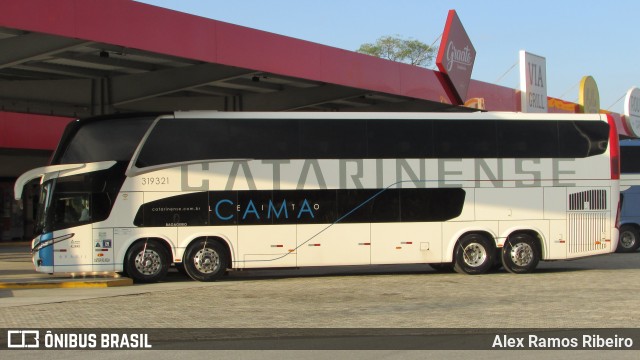 Auto Viação Catarinense 319321 na cidade de Guaratinguetá, São Paulo, Brasil, por Alex Ramos Ribeiro. ID da foto: 7240824.