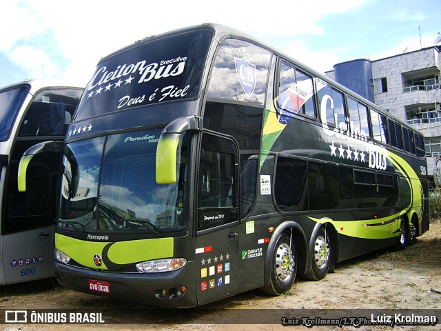 Cleiton Bus Executive 500 na cidade de Guarapari, Espírito Santo, Brasil, por Luiz Krolman. Número da foto: #7241010.