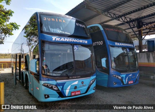 Transnorte - Transporte e Turismo Norte de Minas 87800 na cidade de Belo Horizonte, Minas Gerais, Brasil, por Vicente de Paulo Alves. Número da foto: #7240773.