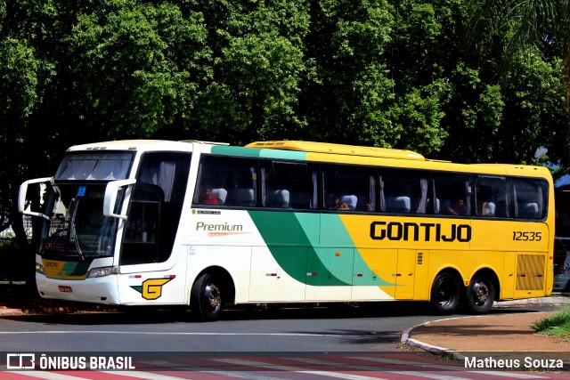 Empresa Gontijo de Transportes 12535 na cidade de Uberaba, Minas Gerais, Brasil, por Matheus Souza. ID da foto: 7239355.