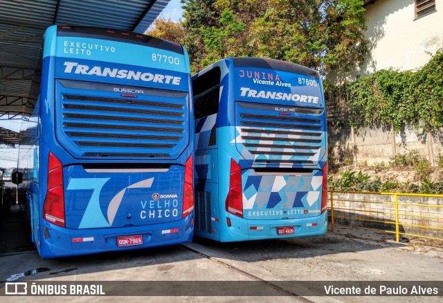 Transnorte - Transporte e Turismo Norte de Minas 87700 na cidade de Belo Horizonte, Minas Gerais, Brasil, por Vicente de Paulo Alves. ID da foto: 7240736.